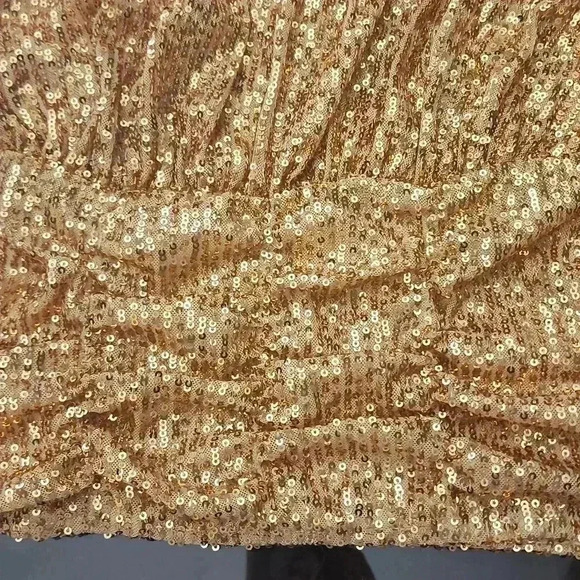 FREE PEOPLE GOLD TOP - Picture 2 of 4